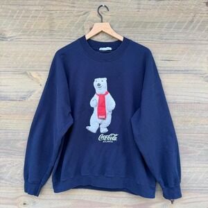 Vintage 2000s Coca-Cola Atlanta Polar Bear Crewneck